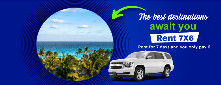 Rent for 7 days and only pay 6